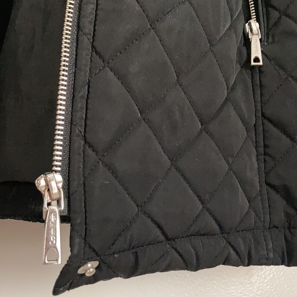 Calvin Klein Black Quilted Jacket, Small - Picture 2 of 4